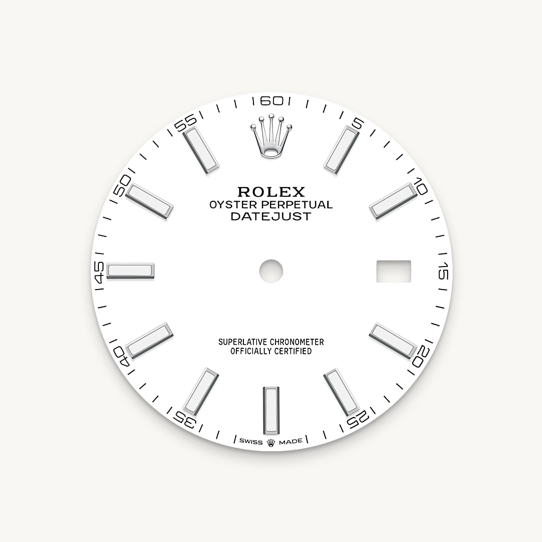 White dial