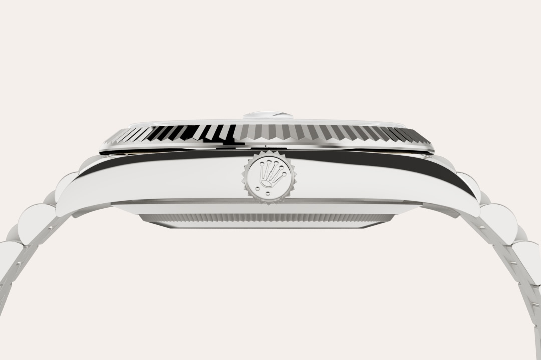 18 kt white gold