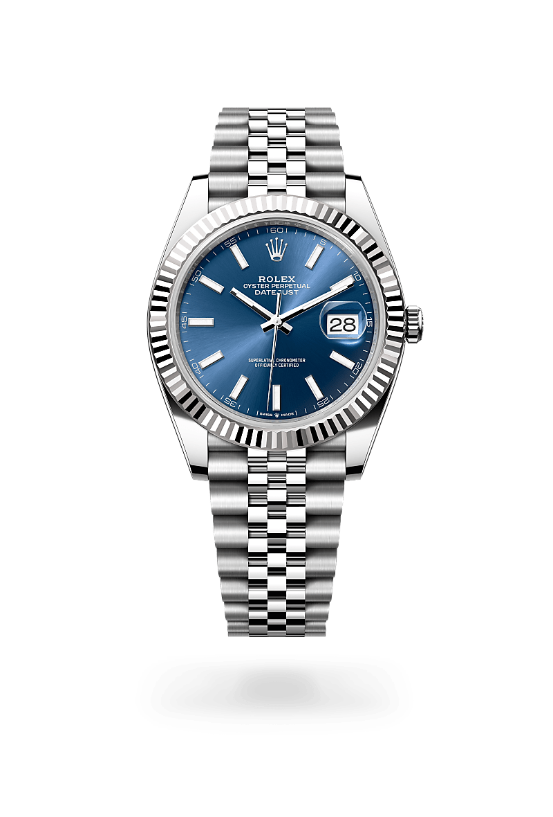 Datejust 41 fashion blue oyster